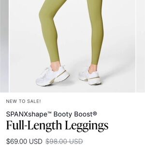 SPANX cypress Green Leggings